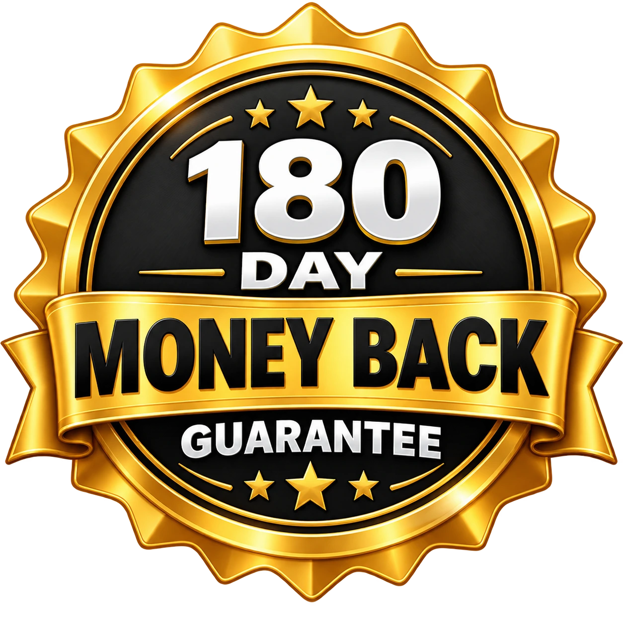 Prosta Peak 180-Day Money Back Guarantee seal